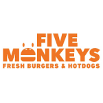 Logo Five Monkeys Burger